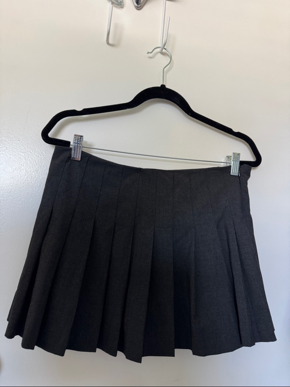 Zara Black Pleated Skater Skirt